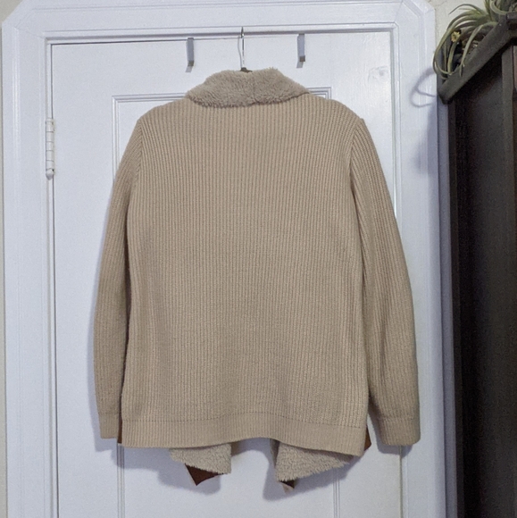Anthropologie Sherpa Moto Sweater - Picture 12 of 13